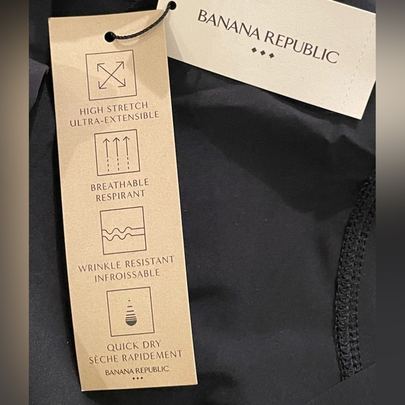 BANANA Republic Black active jumpsuit sleeveless V neck Pantsuit Med Tall - Picture 5 of 7